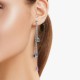 Rainbow Zircon Silver Earrings