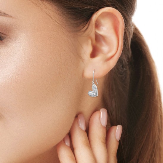 Anting Perak Zirkon Pitrera