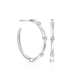 Revi Zircon Silver Earrings Revi Zircon Silver Earrings