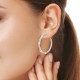 Revi Zircon Silver Earrings