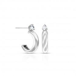 Izza Zircon Silver Earrings Izza Zircon Silver Earrings