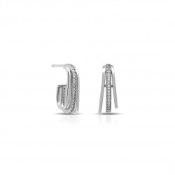 Quin Zircon Silver Earrings Quin Zircon Silver Earrings