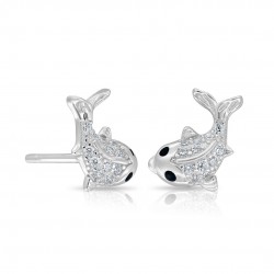 Fisha Zircon Silver Earrings Fisha Zircon Silver Earrings