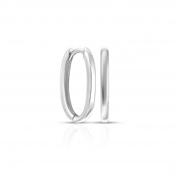 Slim Huggie Silver Earrings