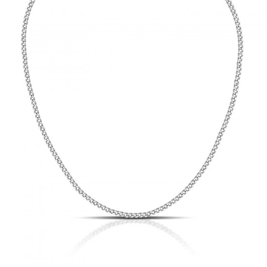 Cuban Chain Silver Necklace