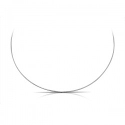 Square Chain Silver Necklace 