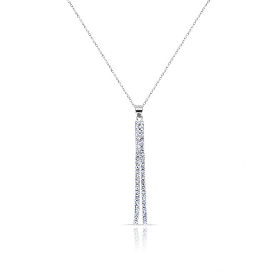 Kalung Perak Zirkon Fall