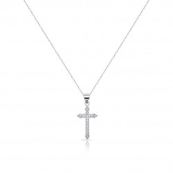 Kalung Perak Zirkon Holy Cross Kalung Perak Zirkon Holy Cross