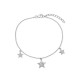 Stars Zircon Silver Bracelet