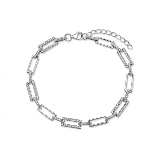 Talisco Zircon Silver Bracelet