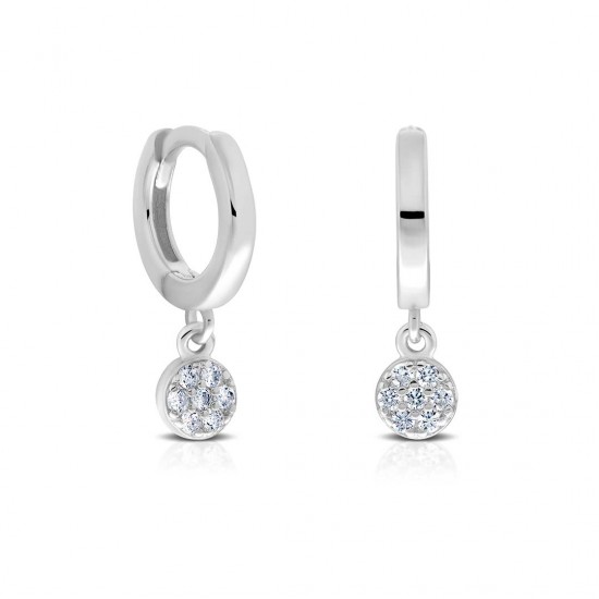 Natuna Zircon Silver Earrings