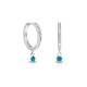 Bintan Zircon Silver Earrings