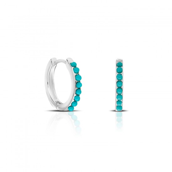 Anting Perak Turquoise Anita