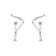 Ella Zircon Silver Earrings