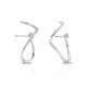 Ella Zircon Silver Earrings