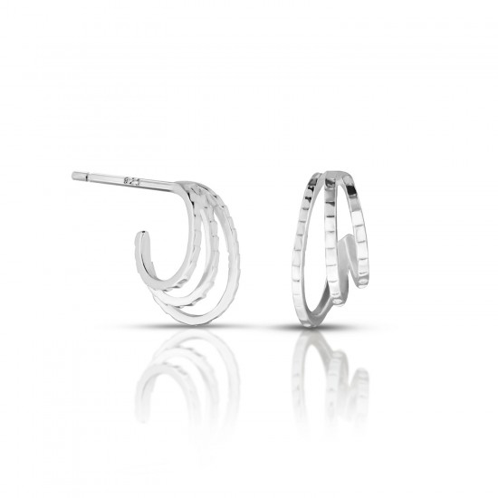 Trisia Silver Earrings