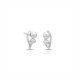 Emerta Pearl Silver Earrings