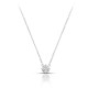 Sinar Zircon Silver Necklace