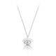 Mata Zircon Silver Necklace