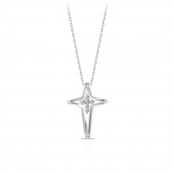 Attraverso Zircon Silver Necklace Attraverso Zircon Silver Necklace
