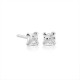 Anting Perak Square Crystal Mini 