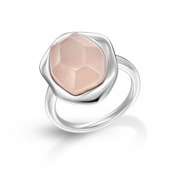 Morganite Silver Ring 