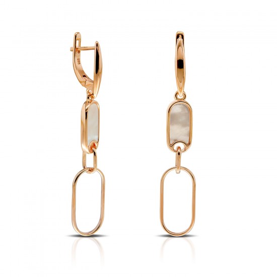 Omega Rose Gold Earrings