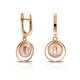 Mundi Rose Gold Earrings