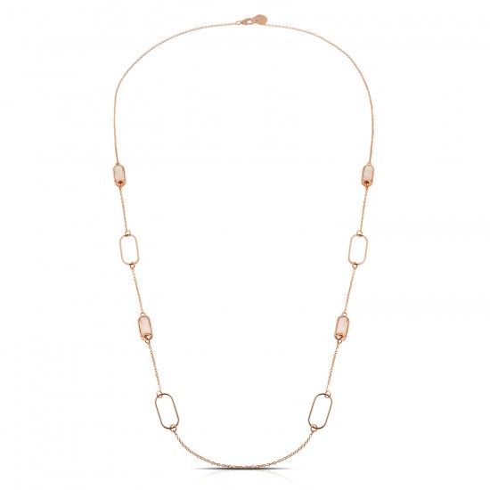 Omega Rose Gold Necklace