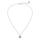 Light Amethyst Silver Necklace