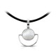 Indira Mother of Pearl Silver Pendant