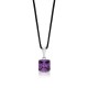 Lulia Amethyst Zircon Silver Pendant