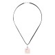 Euforia Rose Quartz Silver Pendant Euforia Rose Quartz Silver Pendant