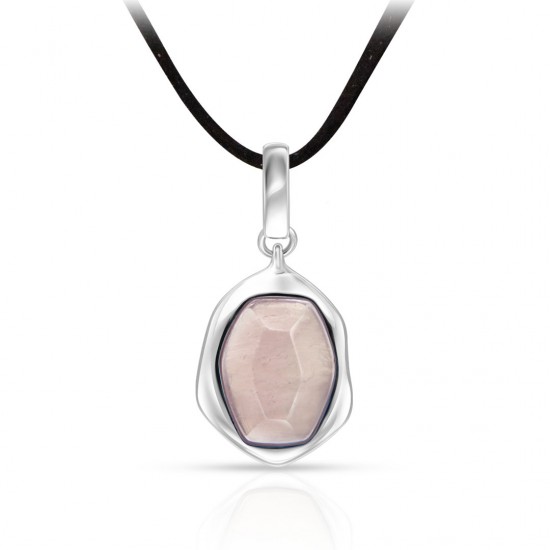 Morganite Silver Pendant Morganite Silver Pendant