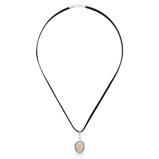 Morganite Silver Pendant Morganite Silver Pendant