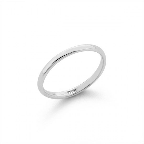 Dua Mili Wedding Silver Ring