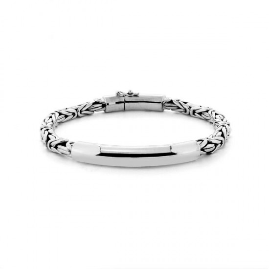 Thick Links Silver Bracelet