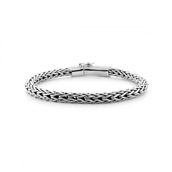 Thick Chain Silver Bracelet