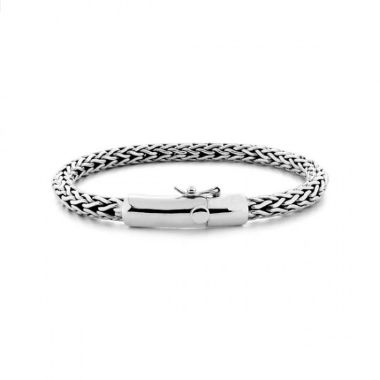 Thick Chain Silver Bracelet