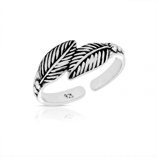 Fern Silver Toe Ring