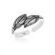 Fern Silver Toe Ring