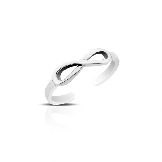 Infinity Silver Toe Ring