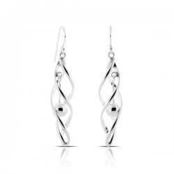 Science Drop Silver Earrings Science Drop Silver Earrings