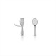 Anting Perak Mini Cutlery