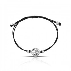 Om Silver Charm Bracelet Om Silver Charm Bracelet
