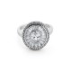 Donna Zircon Silver Ring