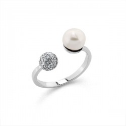 Mimi Pearl Zircon Silver Ring Mimi Pearl Zircon Silver Ring