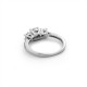 Classic Fiancee Zircon Silver Ring