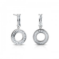 Anting Perak Zircon Donna-Wheel 