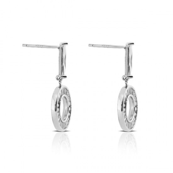 Anting Perak Zircon Donna-Wheel 